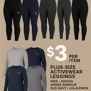 🔥 $3 Plus-Size Activewear Sale! 🔥